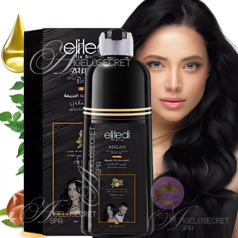GENERICO - Shampoo Tinte Cubre Canas Para El Cabello Color Negro