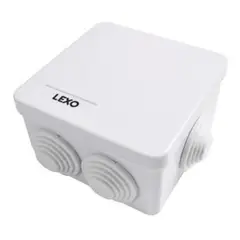 LEXO - Caja Estanca Ip65 Termoplástico 2 Conos 100x100x70mm - Multicolor