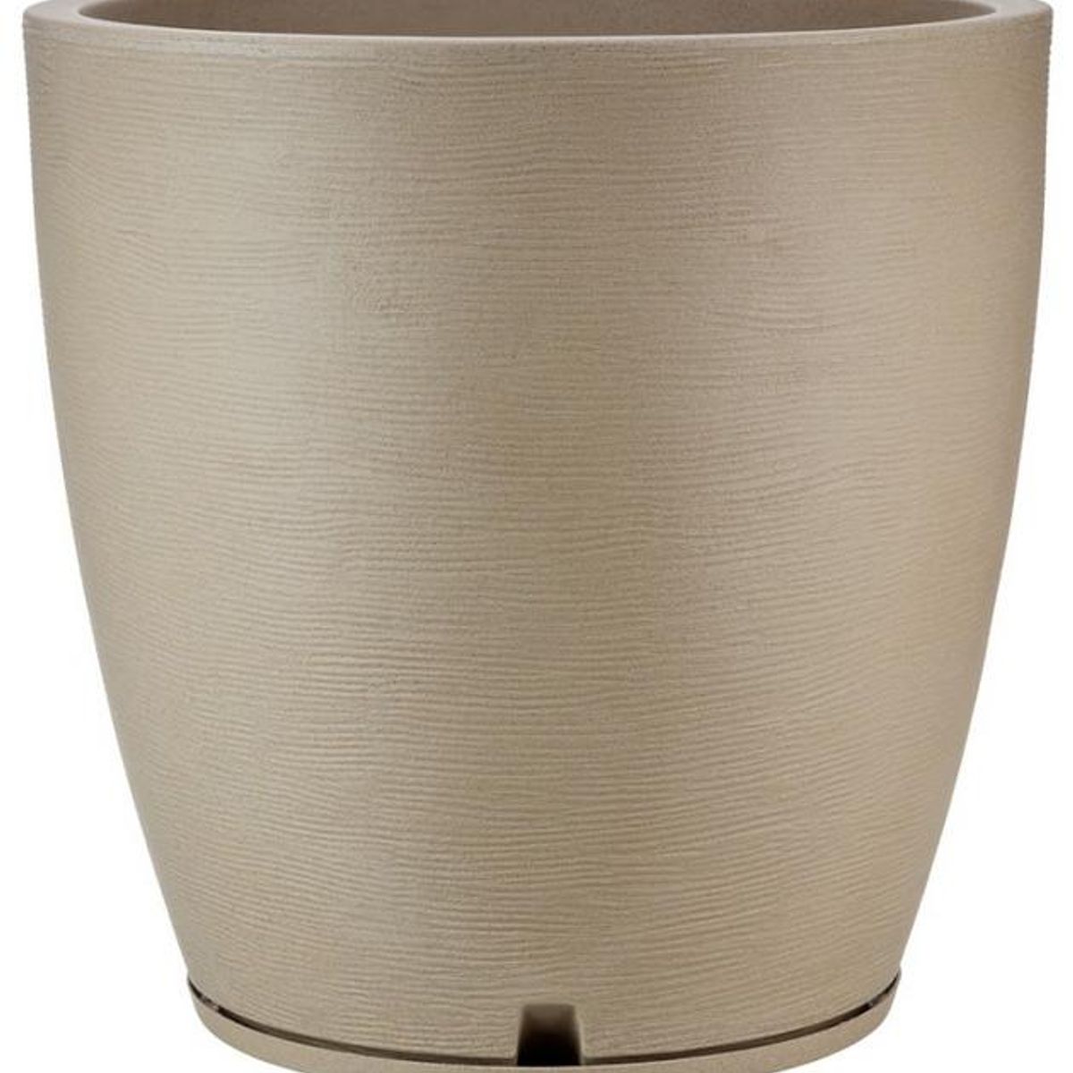 FLORIDIS - MACETERO FLORIDIS BEIGE AMSTERDAM 70CM ALTO CON PLATO