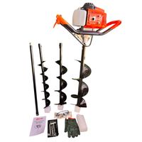 Barreno Ahoyador 63cc + 3 Brocas + Extesion - Profesional Japon