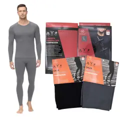 EKOL TACTICA MILITAR - Set Primera Capa Hombre Camiseta Y Calza Compresión Térmicos