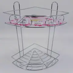 HOMESTAR - Organizador Para Ducha Estante Esquinero 2 Niveles Multiuso