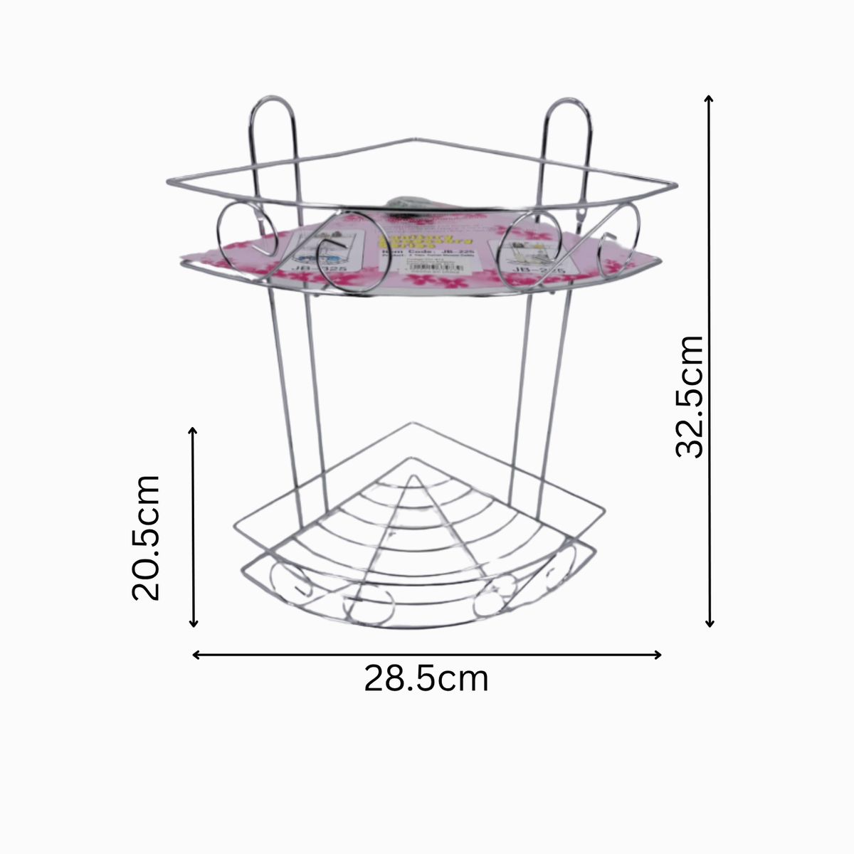 HOMESTAR - Organizador Para Ducha Estante Esquinero 2 Niveles Multiuso