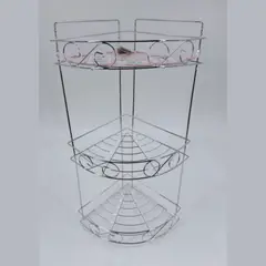 HOMESTAR - Organizador Para Ducha Estante Esquinero 3 Niveles Multiuso