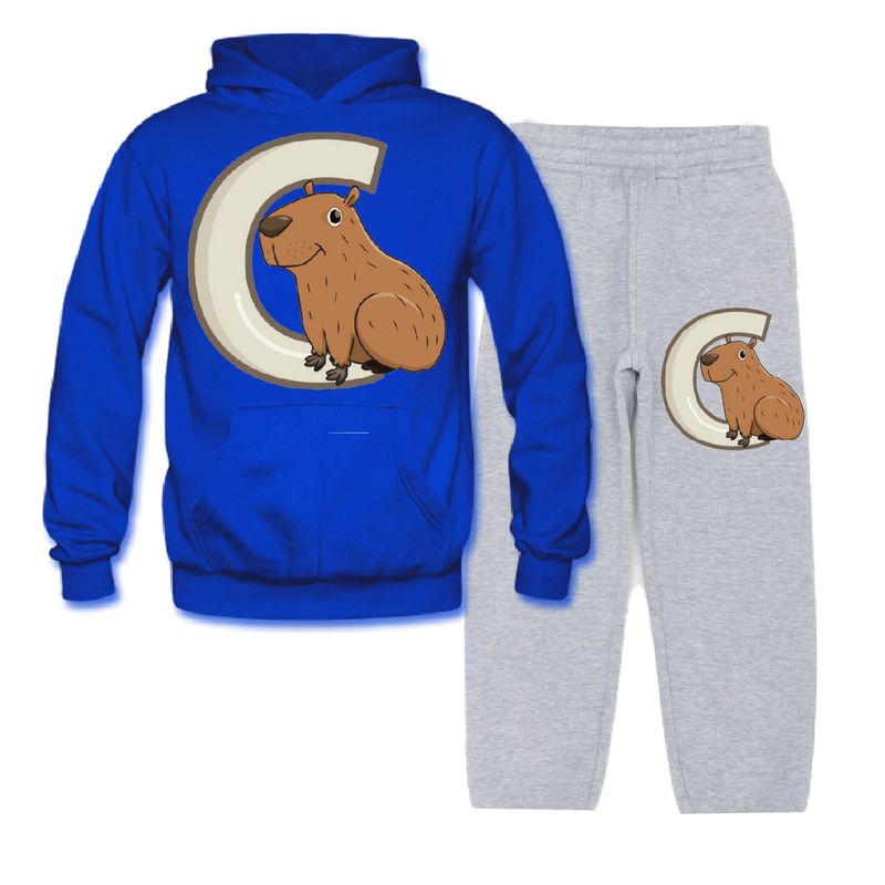 MPROPIA - Conjunto Buzo - Polerón Niñas Niños Capibara Capybara Tipo C