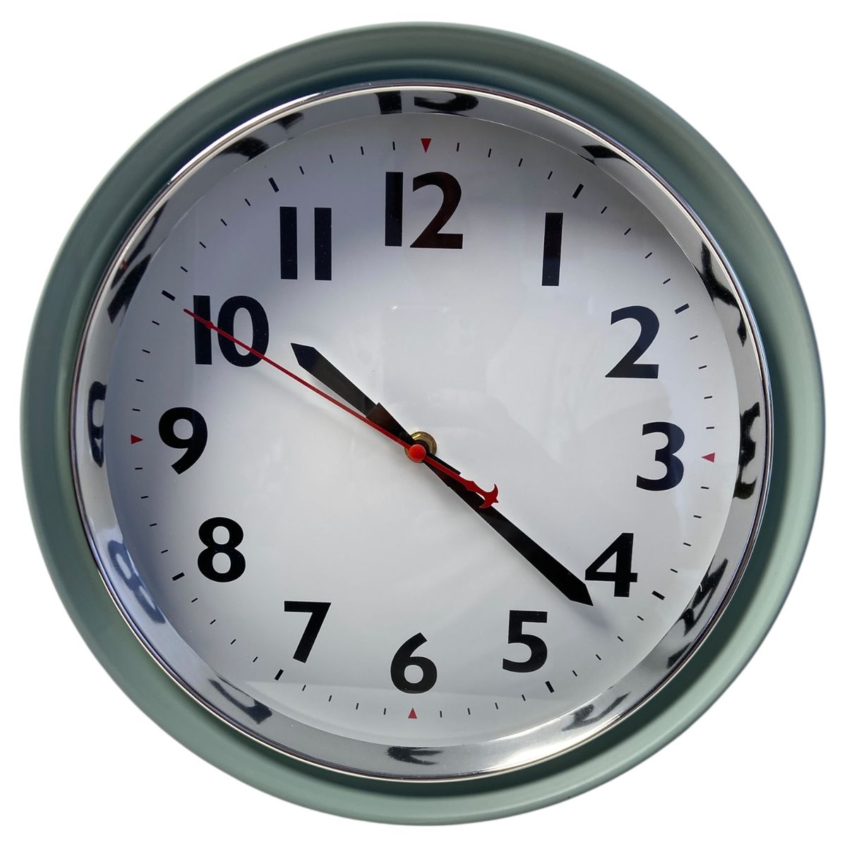 GENERICO - Reloj Pared Clásico Decorativo Con Marco Verde Menta