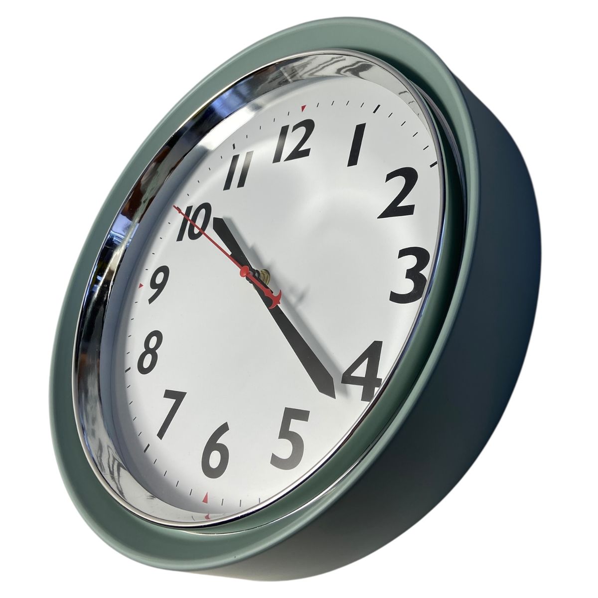 GENERICO - Reloj Pared Clásico Decorativo Con Marco Verde Menta