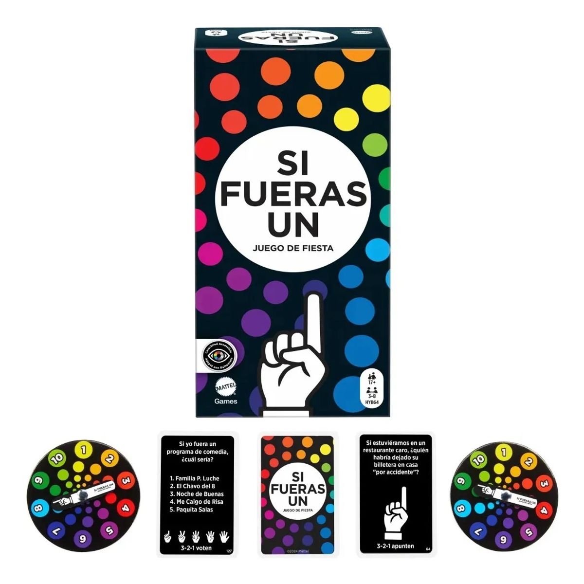 MATTEL - Juego De salon  Si Fueras Un, Mattel Juego De Fiesta +17