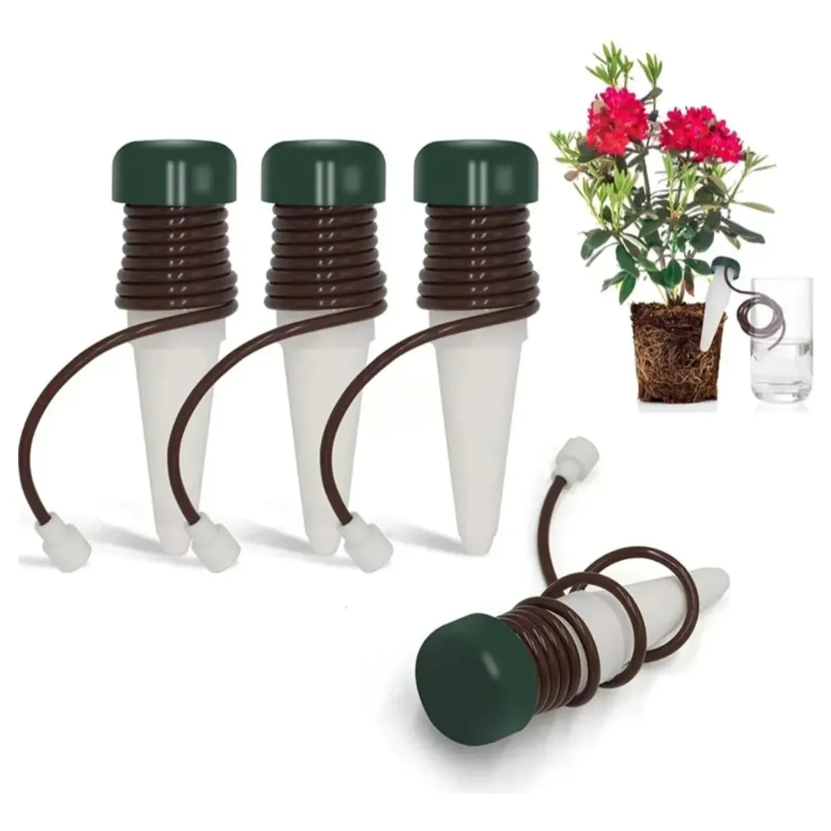 KUANGYE - 4 Sistema De Regadores Automatico Riego Goteo Plantas Jardin