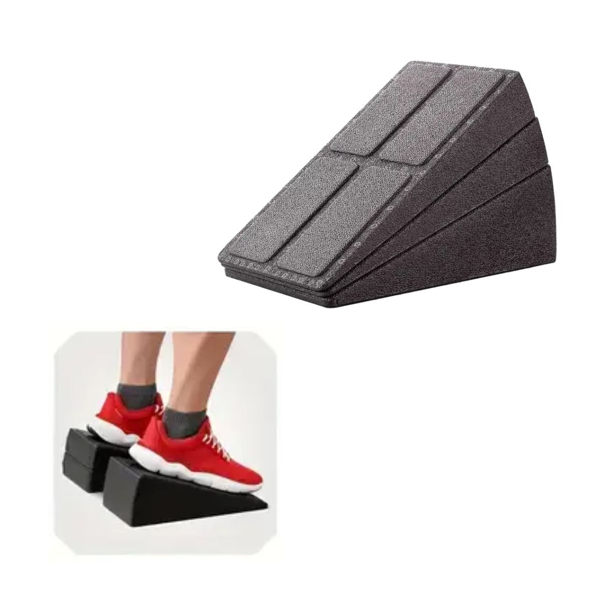 GENERICO - Bloques Inclinados para Sentadillas y Estiramientos 3 Niveles