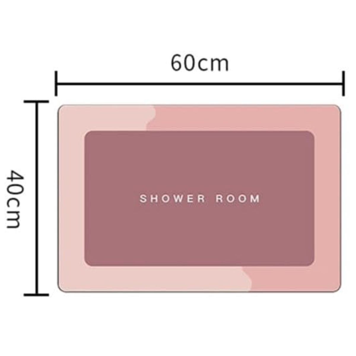 GENERICO - Alfombra Antiresbalante Estilo Cuadrado