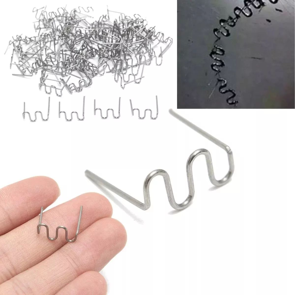 GENERICO - 500 Unds Grapas Para Soldadora Reparacion De Plasticos