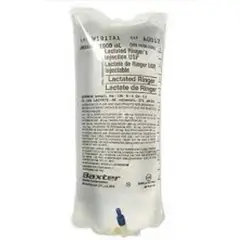GENERICO - SUERO  RINGUER LACTATO 1 LITRO BAXTER  1 caja de  10 litros
