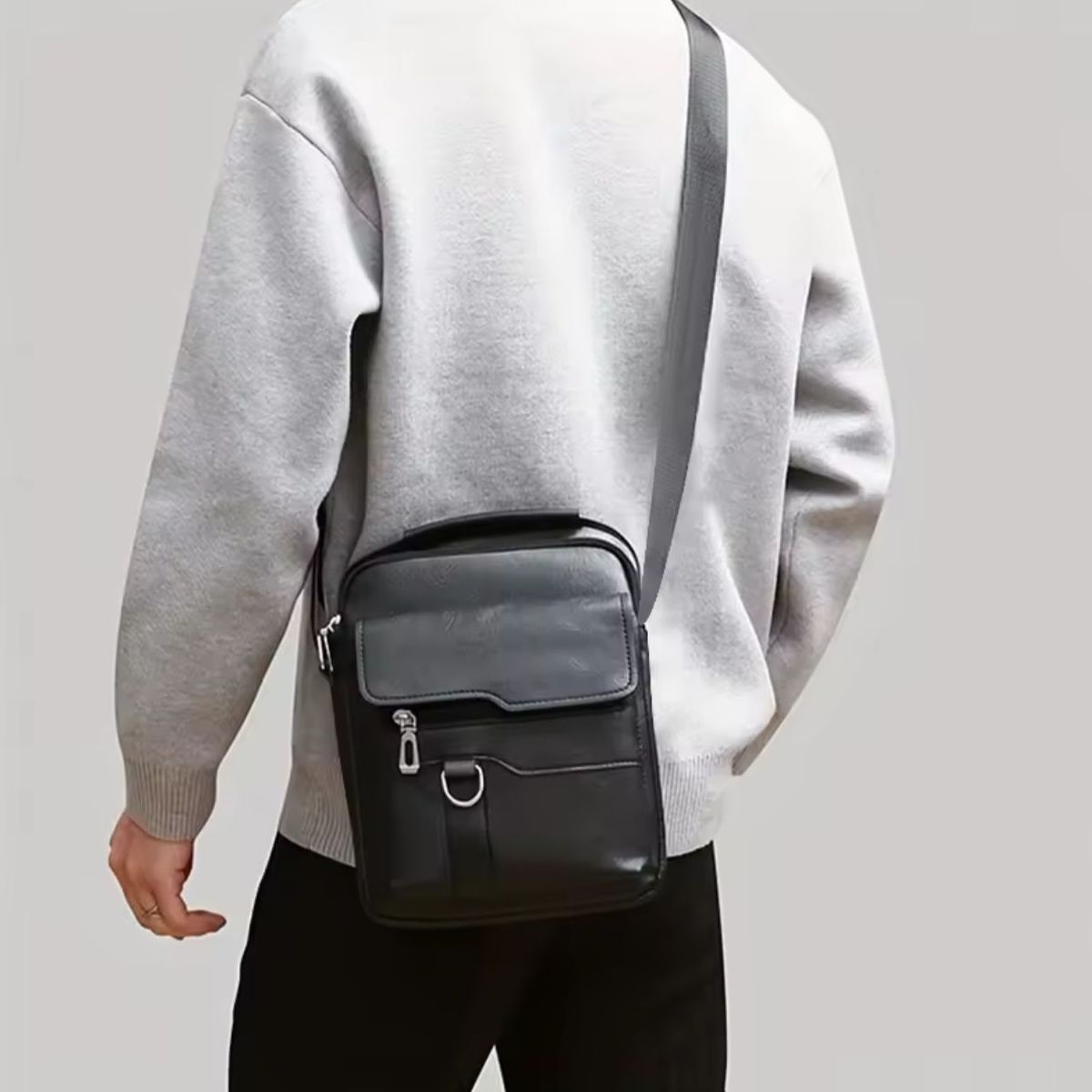 GENERICO - Bolso De Hombre Bandolera de Gran Capacidad Para Hombre