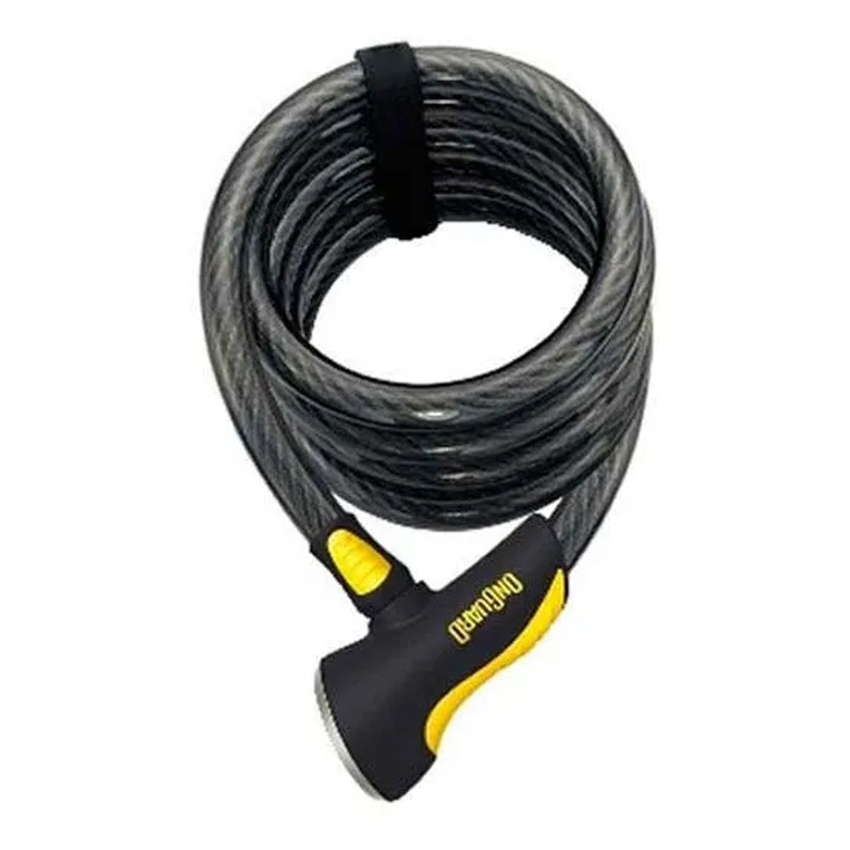 GENERICO - Candado Bici On Guard Espiral Llave Doberman 185 Cm X 10 Mm