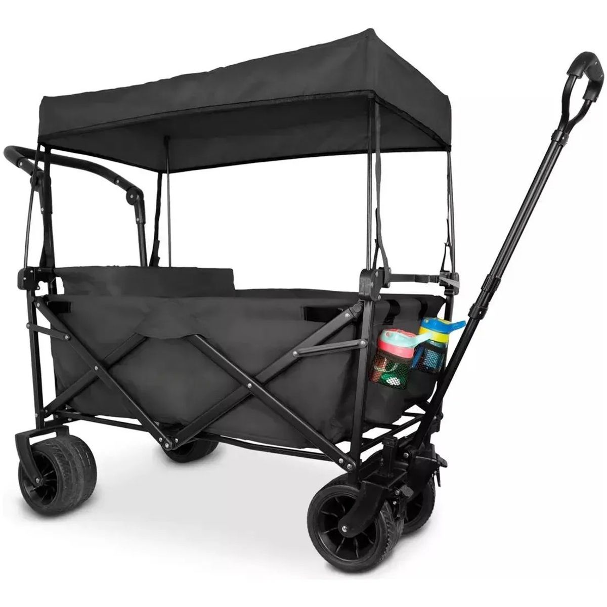 KUANGYE - Carrito Plegable Portátil Carriola Para Exteriores Con Toldo