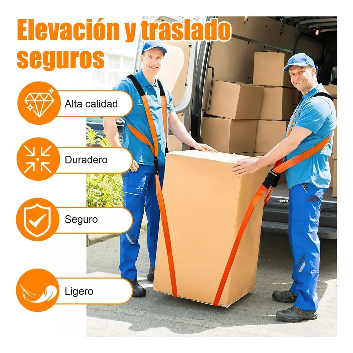 TNAKIEX - 2persona Correas Móviles Correas Para Levantar Mover Muebles