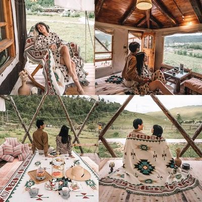 Imagen 2 del producto Manta Decorativa Para Sillon Sofa O Pie De Cama Reversible