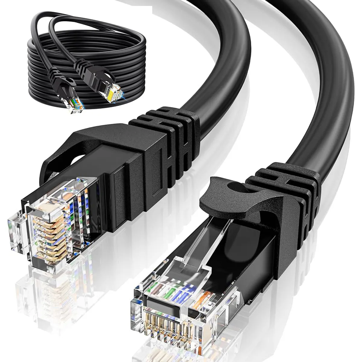 GENERICO - 50 Metros Cable Utp Cat 6 Rj45 Exterior Red Intemperie Cober
