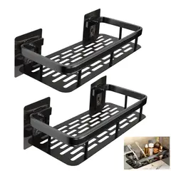GENERICO - Juego De 2 Estanteria Ducha Para Baño Para Baño Cocina Hotel