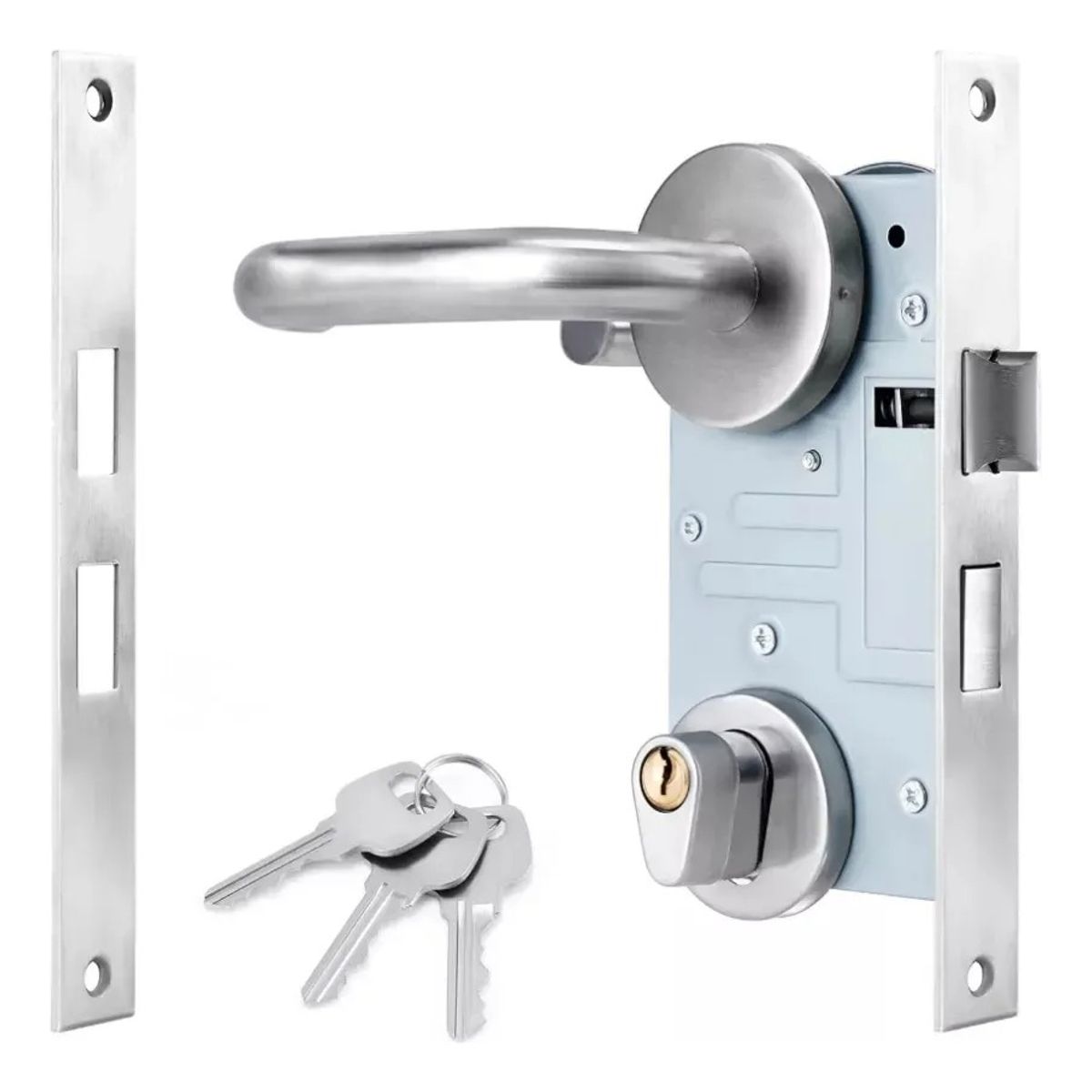 TNAKIEX - Cerradura Embutida De Puerta Contra Incendios Dormitoriobaño