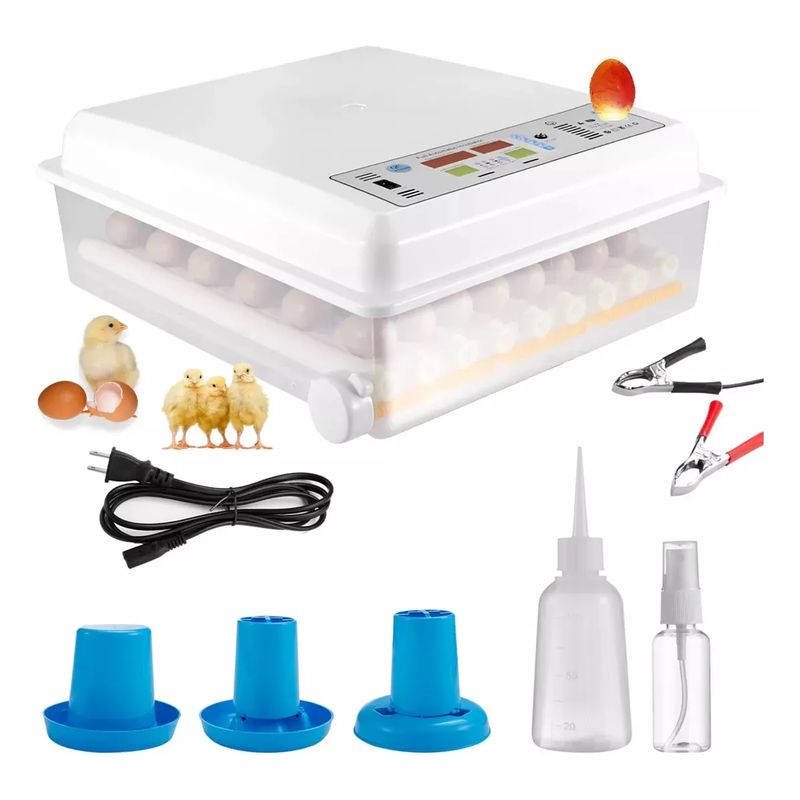 GENERICO - Incubadora Automatica De Huevos Para Pollos 64 Huevos 80w