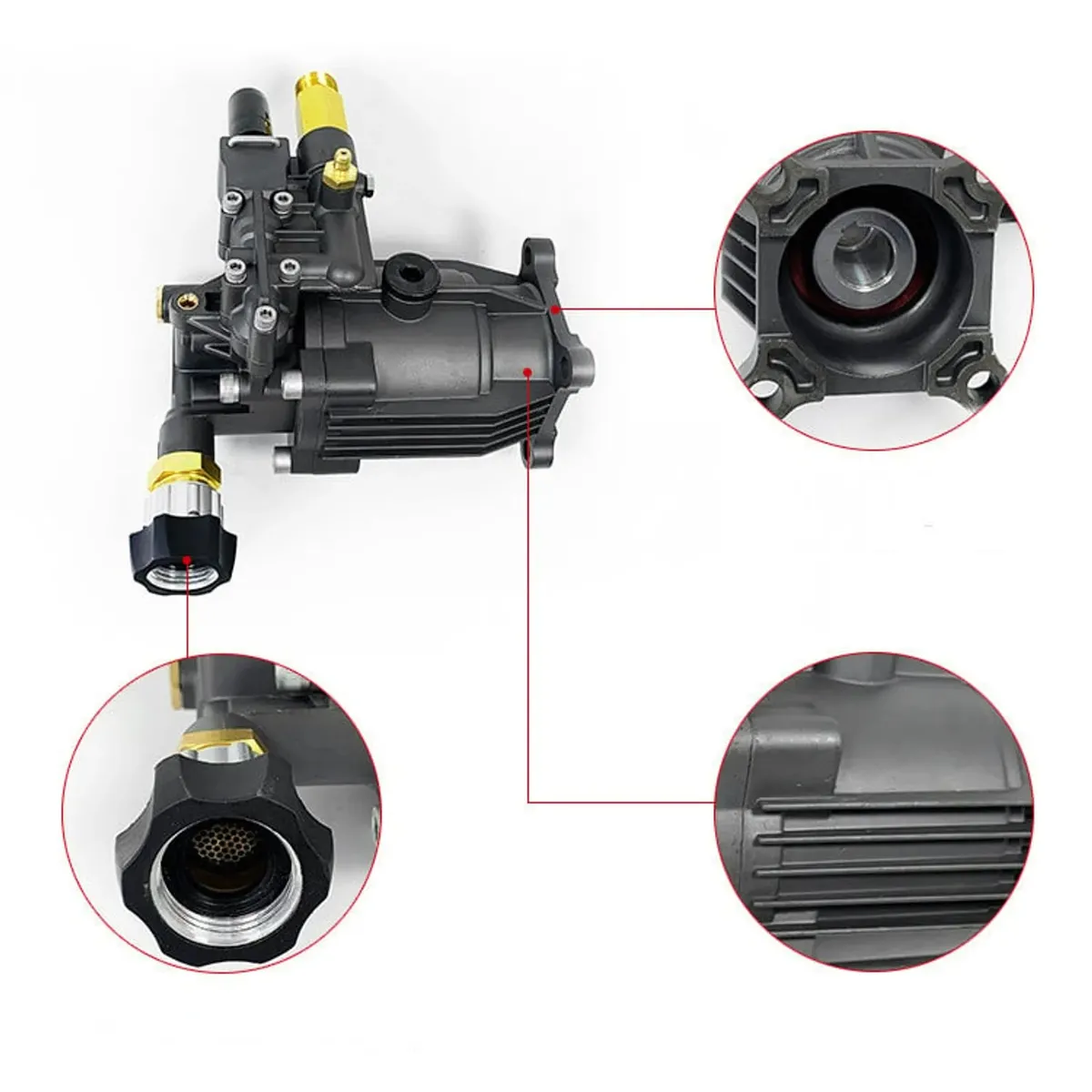 KUANGYE - Bomba Lavadora A Presión 2800-3200 Psi 25gpm