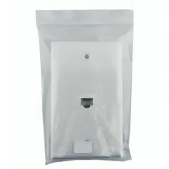 GENERICO - MODULO CONECTOR RJ-45 PARA MURO CAT 6 HEMBRA BLANCO EN BOLSA