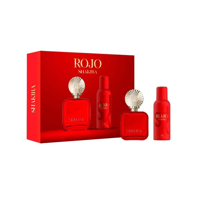 SHAKIRA - Shakira Rojo Set Edp 80 Ml + Deo 150 Ml Mujer
