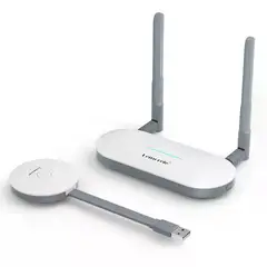 GENERICO - Lemorele G60 Transmisor Inalámbrico de Video Full HD 1080P 50 metros Desde Puerto USB a HDMI o VGA