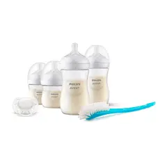 AVENT - Set Mamaderas SCD83811 Natural + Cepillo y Chupete