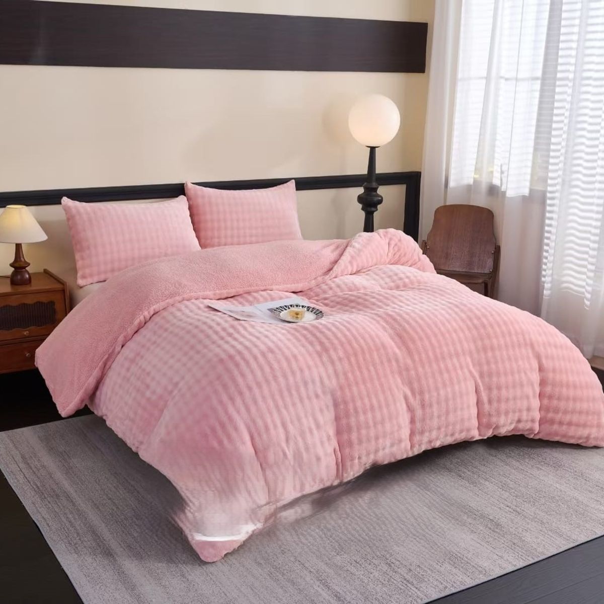 GENERICO - NUEVOS COBERTORES PREMIUM PIEL DE CONEJO LUJO SUAVES CON CHIPORRO