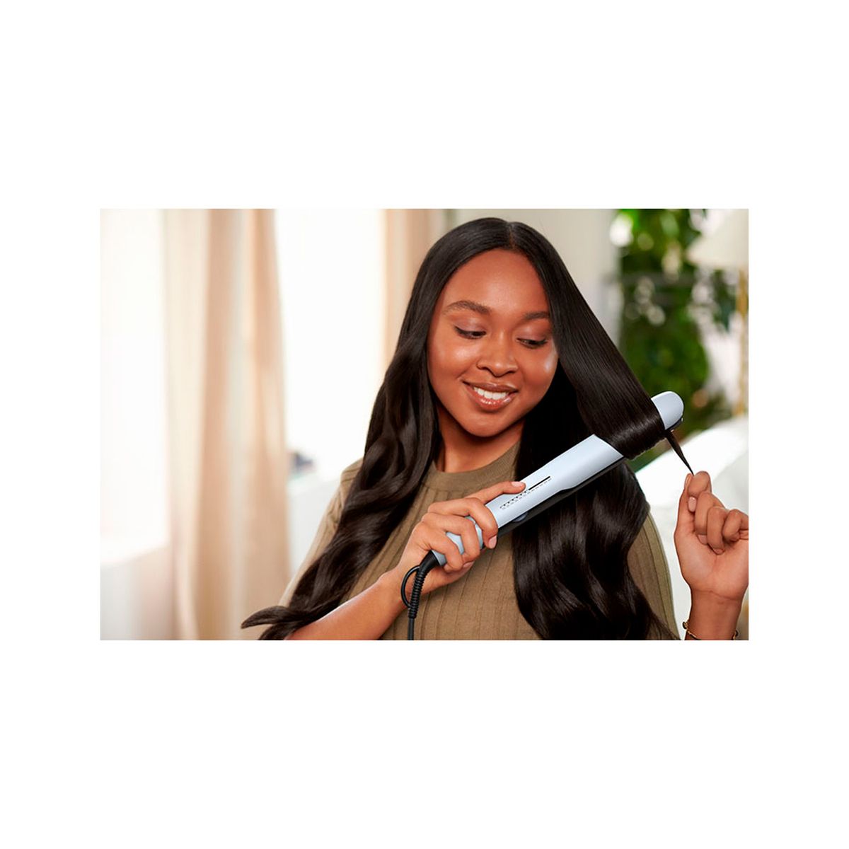 PHILIPS - Alisadora Philips Serie 5000 BHS520/00 Thermoshield Placas ceramicas