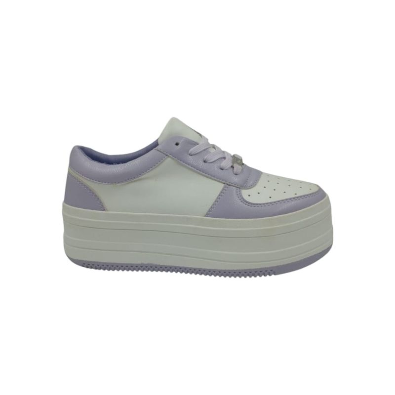 HERIEL - Zapatilla Blanca Plataforma
