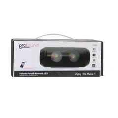 PROSOUND - PARLANTE BAZOOKA WIRELESS LED P100 BLACK