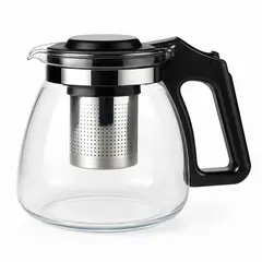 GENERICO - Tetera De Vidrio Con Infusor Acero Inoxidable 900ml