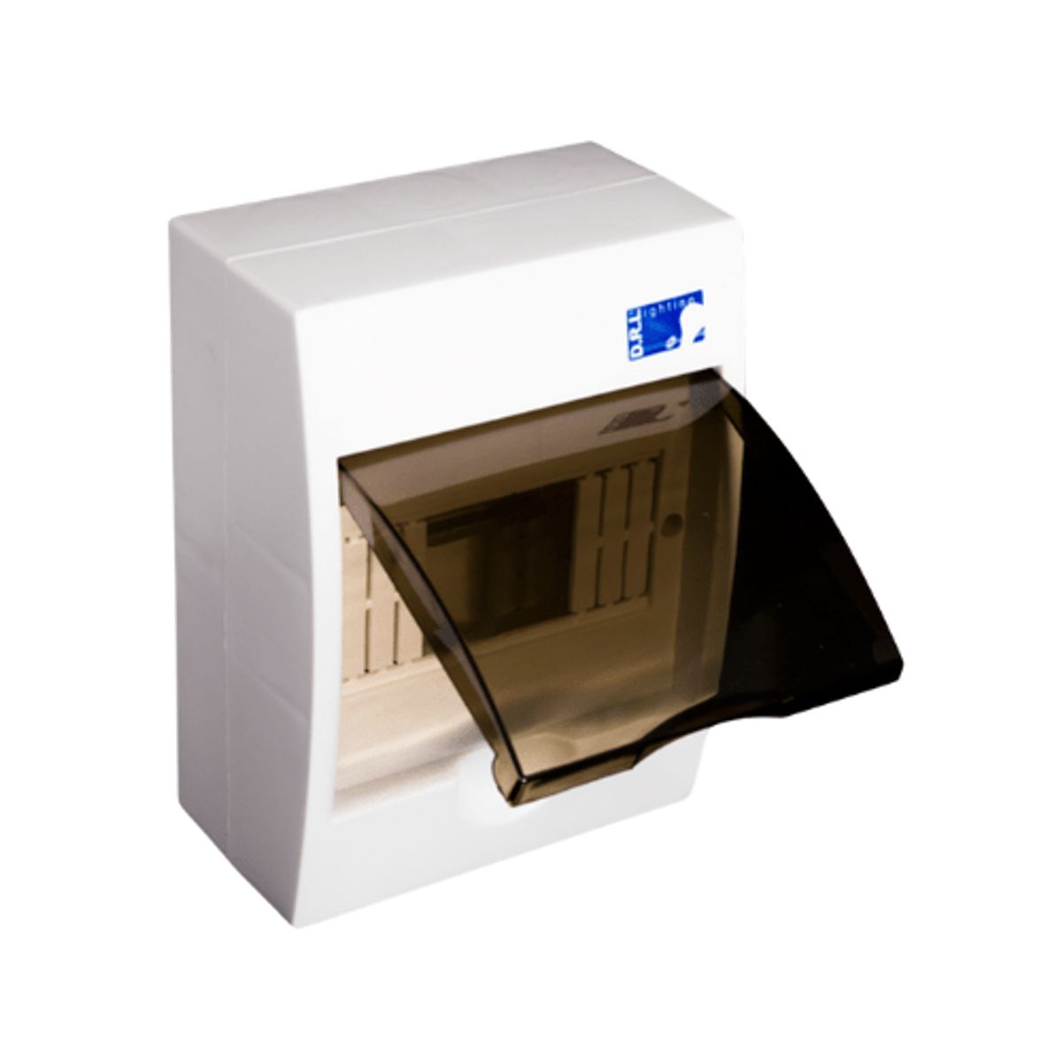 DRL LIGHTING - TABLERO PLASTICO 6 MODULOS SOBREPUESTO TAPA TRANSPARENTE - DRL