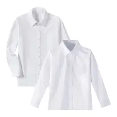 EKOL TACTICA MILITAR - Camisa Blanca Niño Juvenil Para Atuendos Típicos De Fiestas Patrias