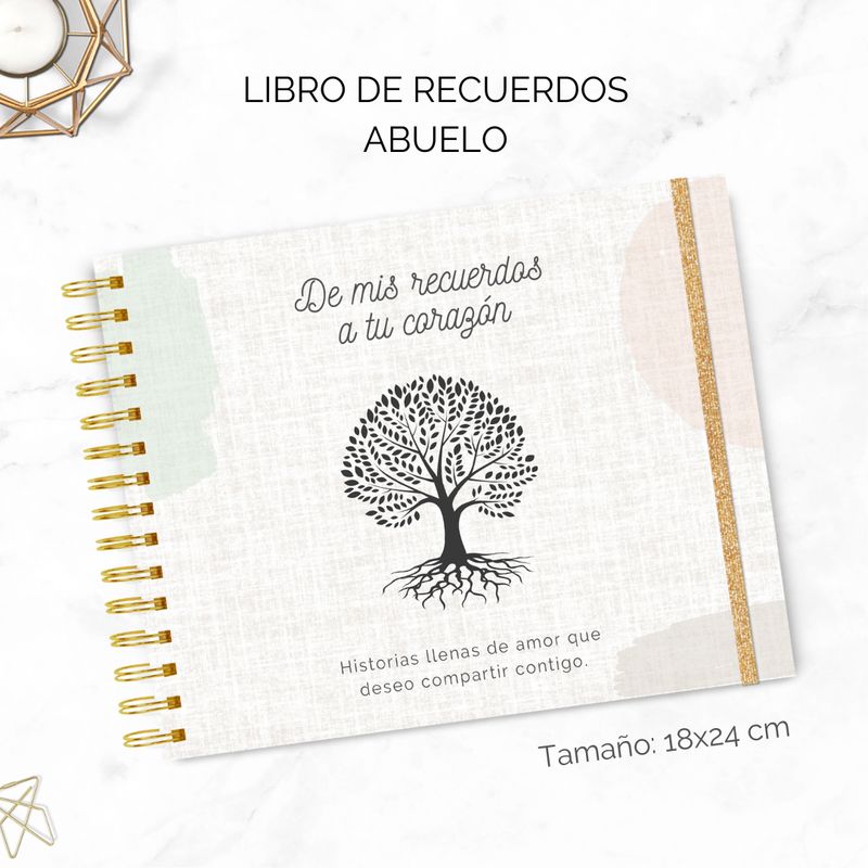 FATI - Libro Recuerdo para Abuelo De mis recuerdos a tu corazón