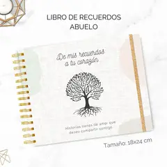 FATI - Libro Recuerdo para Abuelo De mis recuerdos a tu corazón