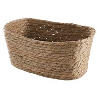 Canasto Organizador Rectangular de Junco 34x24 cm