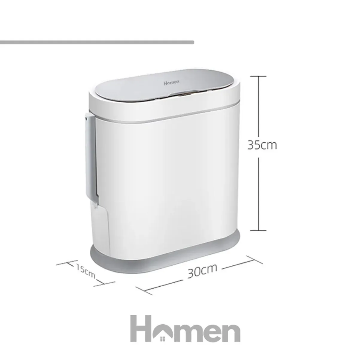 HOMEN - Basurero Automático Papelera Inteligente Sensor 8 Lts