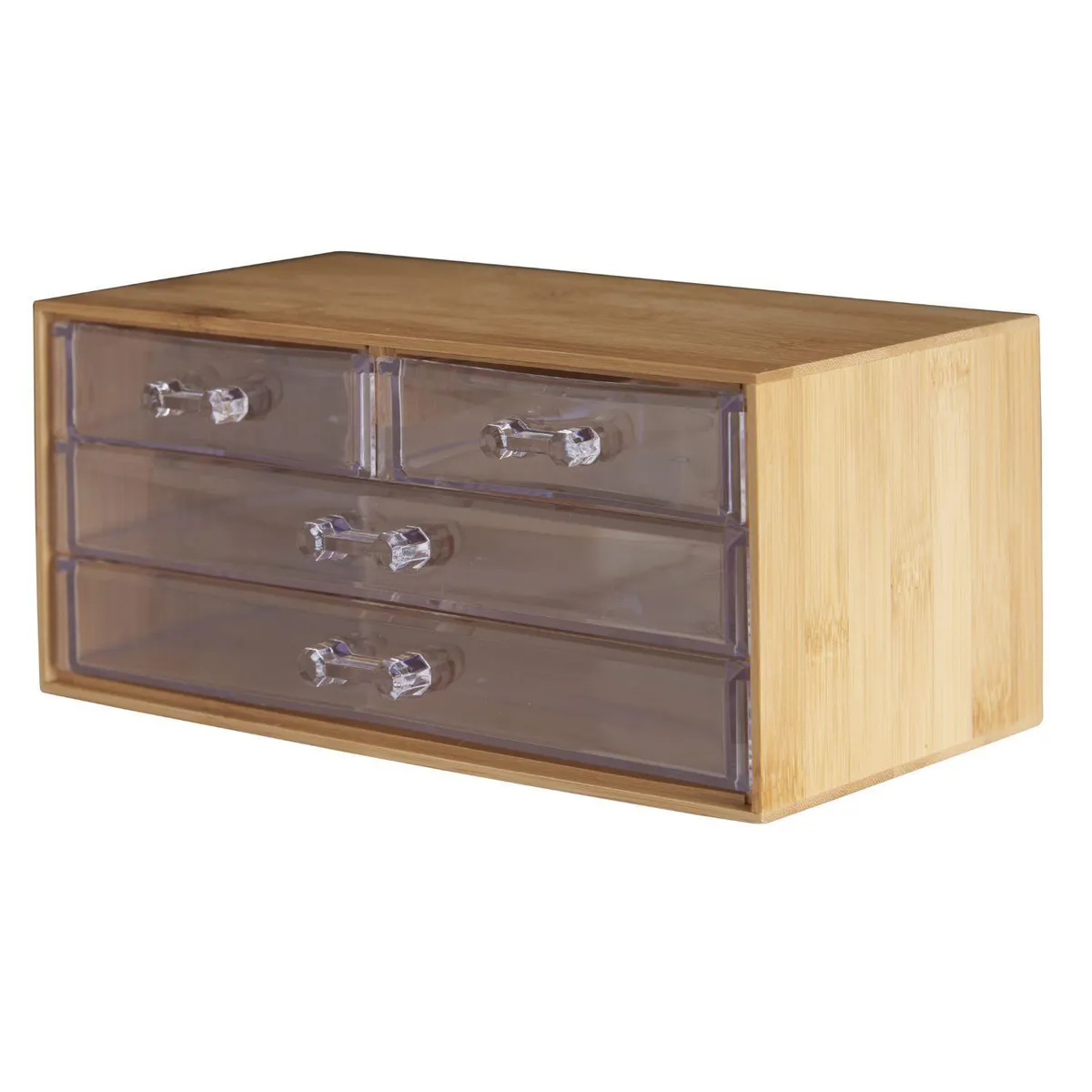 DAY - Organizador de Bamboo con 4 Cajones para Escritorio DAY