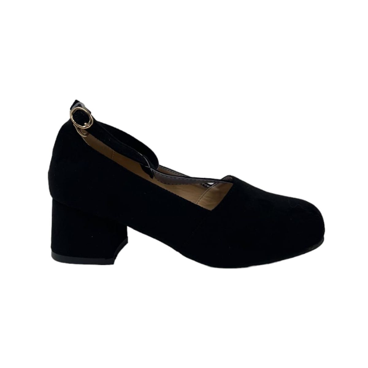 HERIEL - Zapato Negro Abierto Mujer
