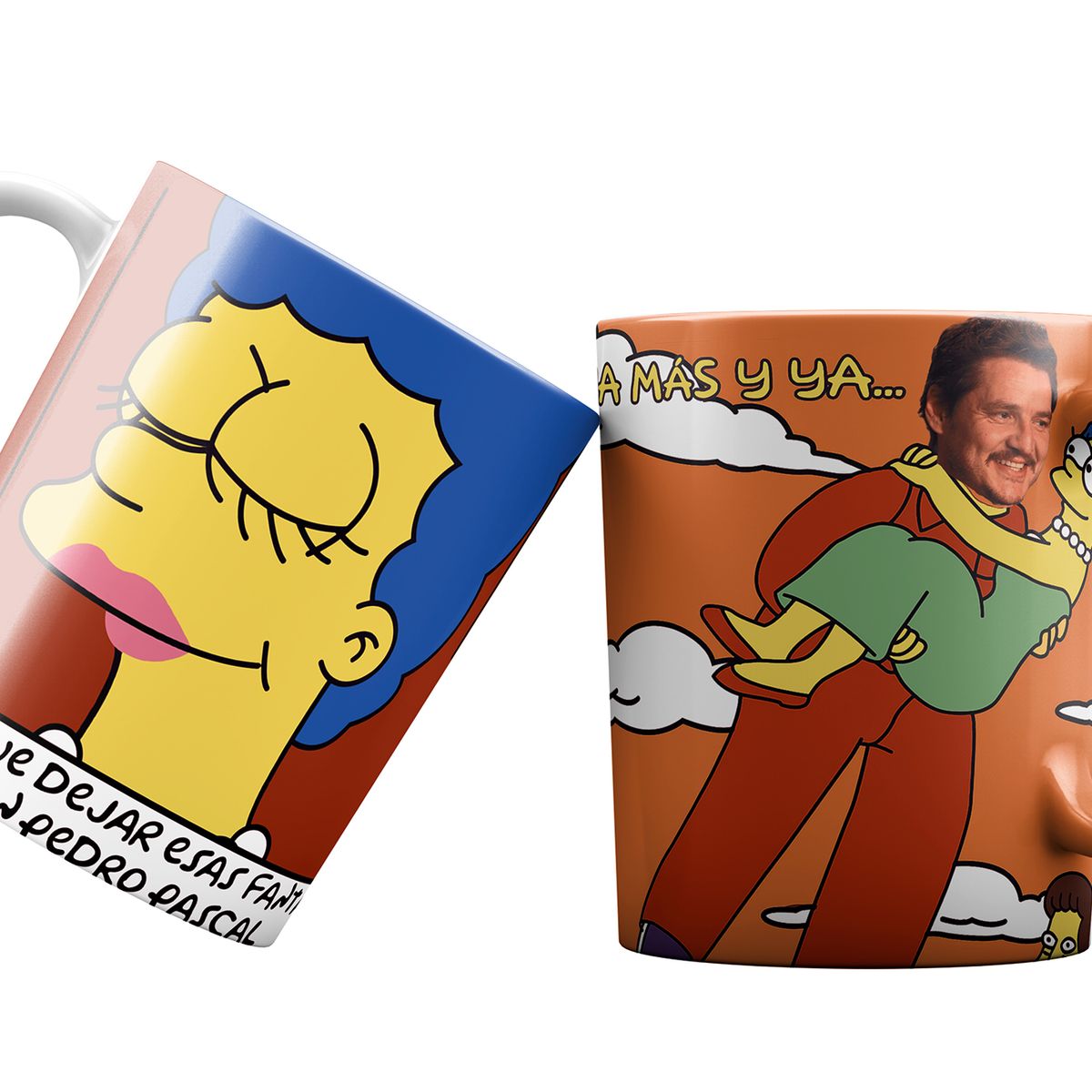 GENERICO - Taza Tazon Mug fantasia marge Pedro pascal meme- Monstruatazas