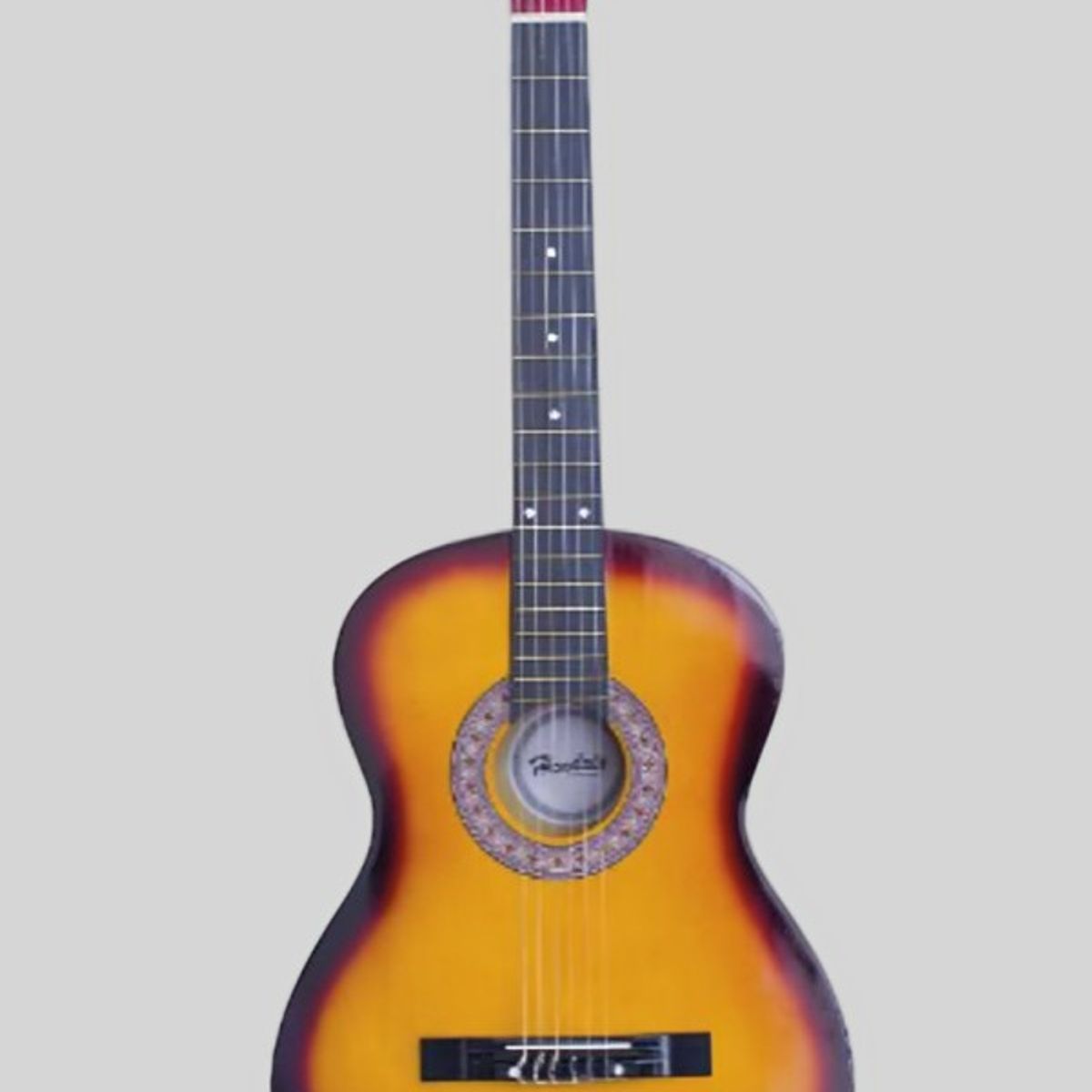 HENDRIX - GUITARRA DE MADERA 30 PULGADAS CON FUNDA COLOR PINK