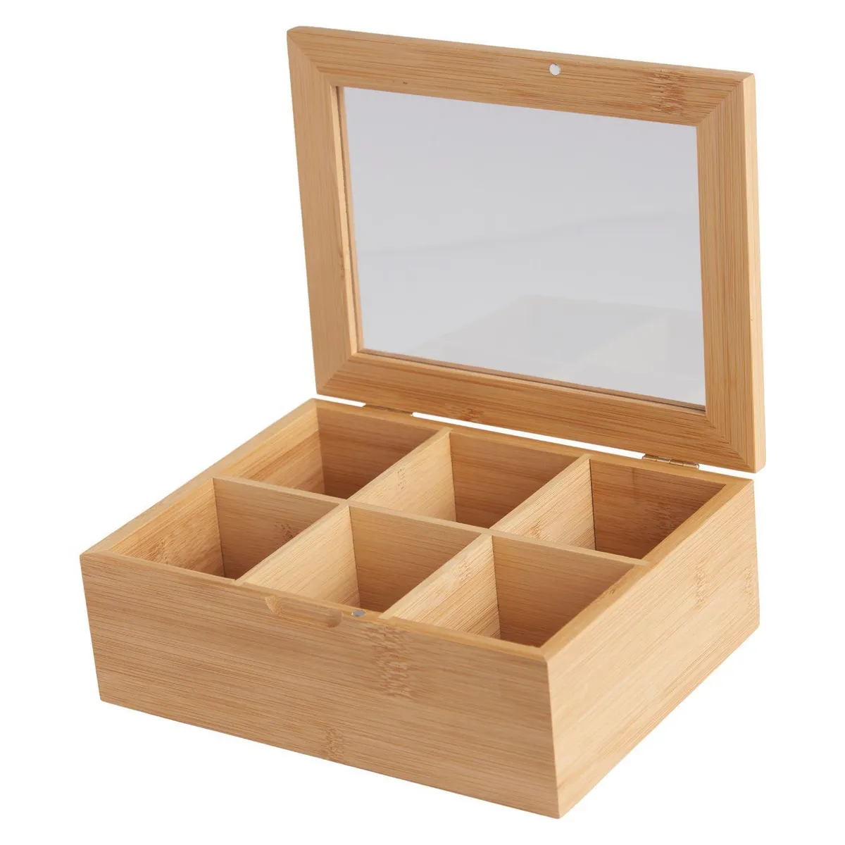 DAY - Caja para Té de Bambú con 6 Compartimentos DAY
