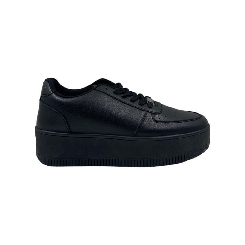 HERIEL - Zapatilla Negra Plataforma Mujer