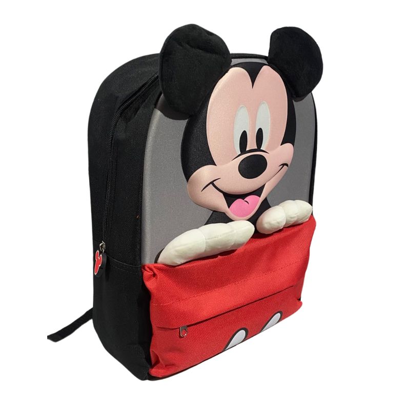 GARSIL - Mochila Escolar Con Manitos 3d Mickey Mouse Disney