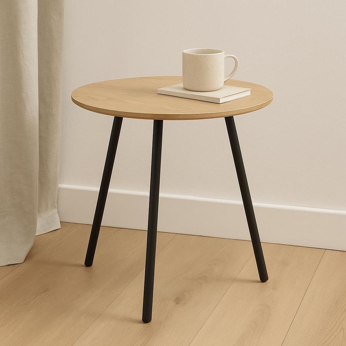 DAY - Mesa Lateral de Diseño Moderno MDF y PVC DAY